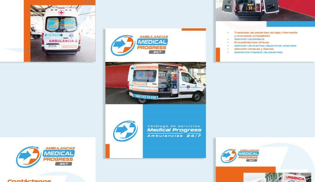 Brochure y brand Medical Progress