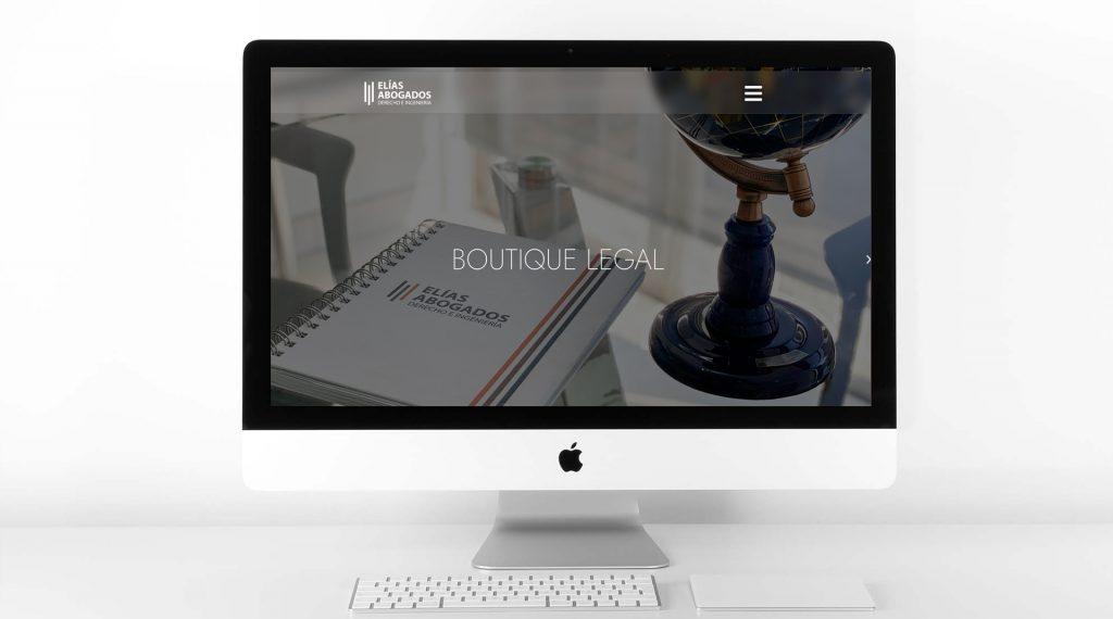 Sitio web Elías Abogados