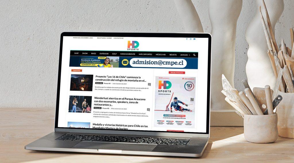 Sitio web Revista HD Sports